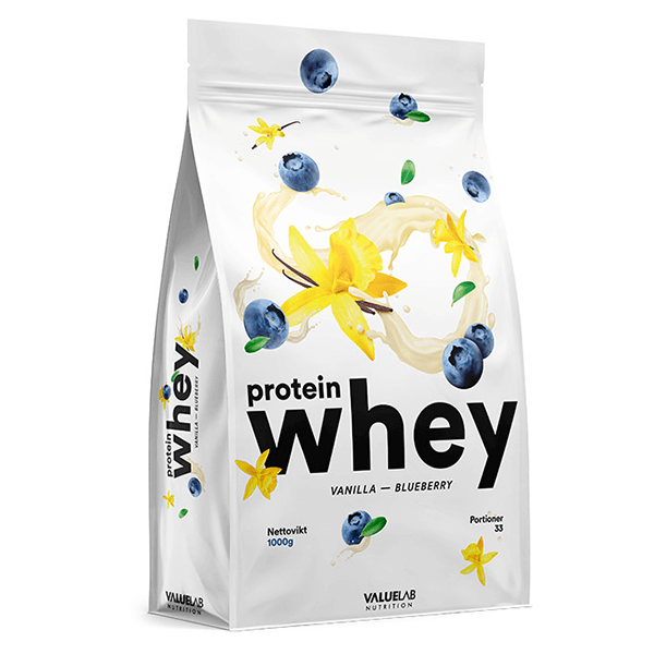 Valuelab whey vanilla/blueberry 1kg